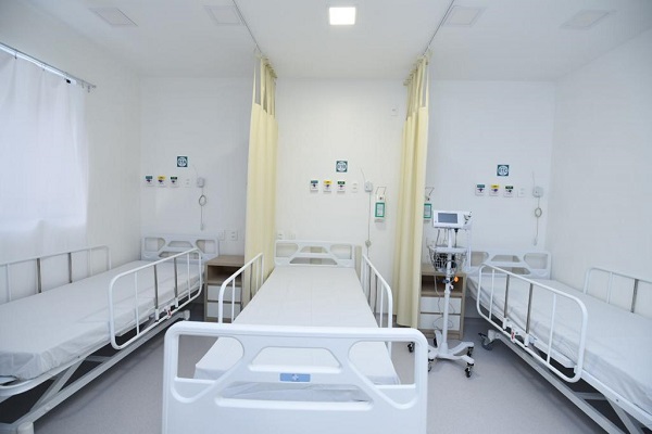 #PraCegoVer: Fotografia dos novos leitos hospitalares 